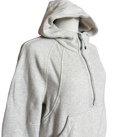 Lululemon Scuba Oversized 1/2 Zip Hoodie Ultra Grey Size XS/S - Picture 8 of 11